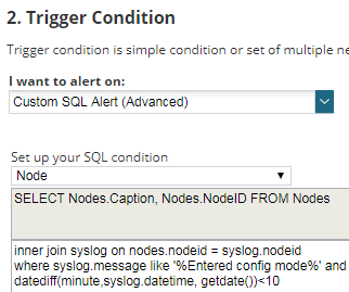 Trigger Condition